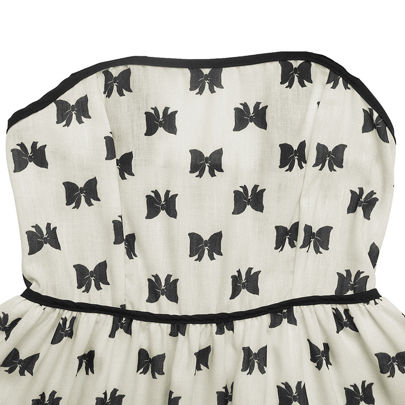 A Unique And Elegant Summer Women Bow Dress